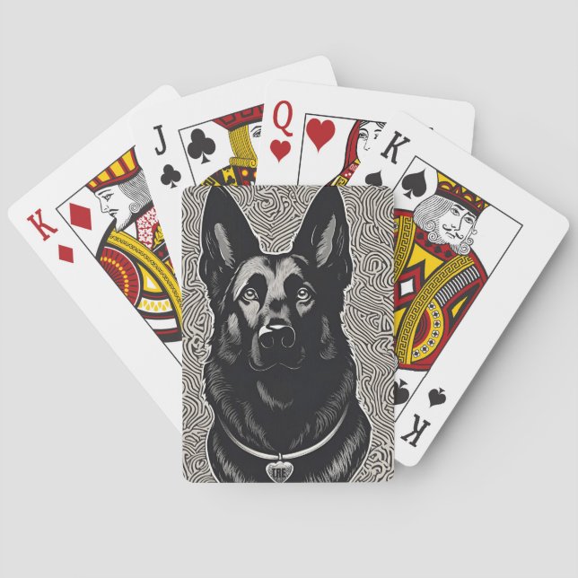 Pantera jugando cartas (Reverso)