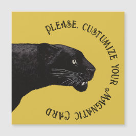 Pantera negra por tarjeta magnética Toshi Yoshida