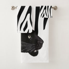 Pantera negra por Toshi Yoshida Towel