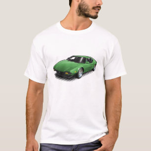 Pantera verde en la camiseta blanca