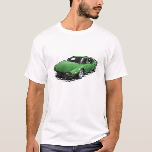 Pantera verde en la camiseta blanca (Anverso)