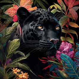 Panther buscando el rompecabezas de la jungla