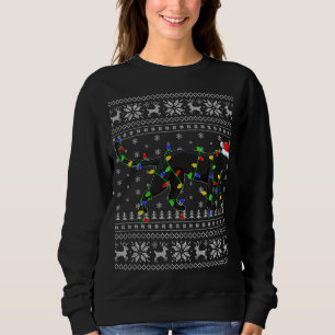 Panther Ugly Xmas Sweater Style Santa Panther Chri