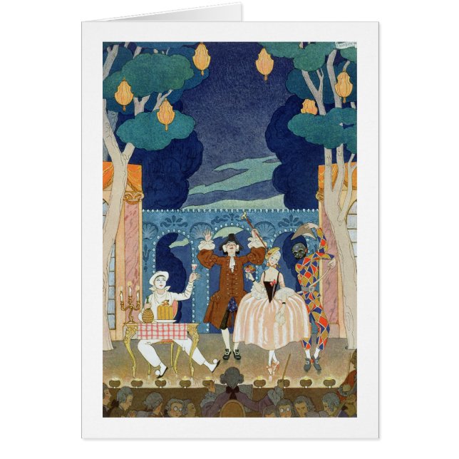 Pantomime la etapa, ilustracion para los 'Fetes (Frente)