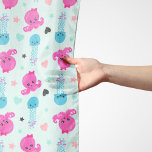 Pañuelo Animales marinos, vida marina, pulpo, medusas, cor<br><div class="desc">Patrón lindo,  divertido y adorable con pulpos,  medusas,  corazones y estrellas. Un regalo moderno y de moda,  perfecto para los amantes del mar en su vida.</div>