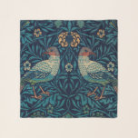Pañuelo Aves William Morris. Patrón de cosecha azul animal<br><div class="desc">La bufanda "Aves" de William Morris. Patrón de cosecha azul animal.</div>