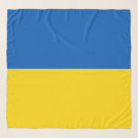 Pañuelo Azulejos de la bandera de Ucrania azul y amarillo<br><div class="desc">Una bufanda con la bandera azul y amarilla de Ucrania.</div>