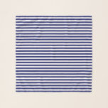 Pañuelo Banda azul de marinero<br><div class="desc">Una bufanda clásica con rayas de marinero azul oscuro</div>