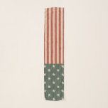 Pañuelo Bandera americana de los E.E.U.U. de las rayas<br><div class="desc">Rayas rojas apenadas vintage y bandera americana profunda de los E.E.U.U. de la estrella azul. Perfeccione por muchos días de fiesta de Estados Unidos; Cuarto de julio, Memorial Day, día de la bandera, Día del Trabajo apenas para nombrar algunos. Para las investigaciones cree alrededor los cambios para requisitos particulares del...</div>
