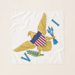 Pañuelo Bandera de las Islas Vírgenes de Estados Unidos US<br><div class="desc">Bandera de las Islas Vírgenes de los Estados Unidos,  USVI Tropical Scarf,  para que se ponga o salude para su evento especial. Mostrar orgullo y fuerza de USVI.</div>
