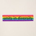 Pañuelo Bandera de las rayas de la original 8 del orgullo<br><div class="desc">La original 8 del orgullo gay LGBT del arco iris raya la bandera de los colores,  versión original de la ocho-raya diseñada por el panadero de Gilbert en 1978: Unidad en diversidad o su bufanda larga del texto</div>