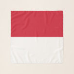 Pañuelo Bandera de Mónaco<br><div class="desc">Bandera patriótica de Mónaco.</div>