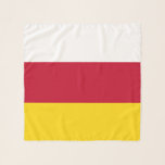 Pañuelo Bandera de Osetia del Norte<br><div class="desc">Bandera patriótica de Osetia del Norte Alania.</div>