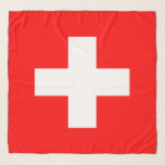 Pañuelo Bandera suiza (Suiza)<br><div class="desc">Este diseño presenta la bandera de Suiza (oficialmente la Confederación Suiza), que es un país sin litoral en el medio de Europa. Es una república federal, dividida en 26 cantones; su capital es Berna, mientras que su ciudad más grande es Zúrich. El país limita con Alemania al norte, Austria y...</div>