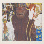 Pañuelo Beethoven Frieze (detalle), Gustav Klimt<br><div class="desc">Gustav Klimt (14 de julio de 1862 - 6 de febrero de 1918) era un pintor simbolista austríaco y uno de los miembros más destacados del movimiento secesión de Viena. Klimt es conocido por sus pinturas, murales, bocetos y otros objetos artísticos. Además de sus obras figurativas, que incluyen alegorías y...</div>