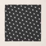 Pañuelo Blanco sobre negro A-10 Jet Pattered<br><div class="desc">Ideal para el piloto de polluelos de caza o su cónyuge, añada un poco de Brrrt a su armario con esta bufanda de pepinillo con motivos A-10 en blanco y negro. Esto hace que el primer viernes perfecto, la bandera rosa, el vuelo final o el accesorio de evento de cónyuge...</div>