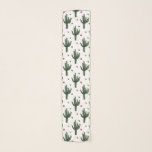 Pañuelo Cactus<br><div class="desc">Ilustracion de diseño de patrones de cactus con puntos de polka coloridos sobre fondo blanco</div>