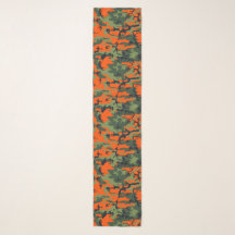 Camuflaje de Camo de Caza Negra Verde naranja