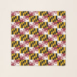Pañuelo Carne cuadrada con bandera del estado de Maryland,<br><div class="desc">Añada un toque elegante de orgullo de Maryland a su armario con nuestra exclusiva bufanda cuadrada con la bandera de Maryland. Diseñado con elegancia y versatilidad en mente, este pañuelo cuadrado es más que sólo un accesorio de moda; es una celebración de la rica herencia de Maryland y la vibrante...</div>