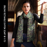 Pañuelo Chiffon Camuflaje Verde Militar<br><div class="desc">Camuflaje verde militar Chiffon Scarf. Diversión por cada amante de los camos. Ver todas mis tiendas aquí https://bit.ly/SandyspiderStores</div>