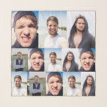 Pañuelo Collage de fotos Pon tu cara en una<br><div class="desc">Crea un accesorio de moda verdaderamente único cuando añades tus fotos a esta bufanda. Tiene una impresión de todo tipo que está lista para ser personalizada con hasta 4 fotos. El collage se adapta mejor a las fotos verticales o orientadas a retratos. Añade algunas fotos graciosas de ti mismo para...</div>