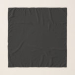 Pañuelo Color negro único profesional | Clásico Elegante<br><div class="desc">Color sólido negro sólo profesional</div>
