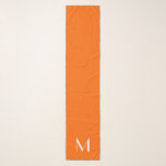 Pañuelo color sólido neón naranja - añadir monograma<br><div class="desc">Fondo de color sólido neón naranja (ff6600) - añadir monogramo - pañuelo atractivo del diseño de alma. Personalícelo ahora con su monograma .
________________ Naranja - el color del sol - a menudo se asocia con el signo de Leo . Puedes considerar esto al elegir un regalo .</div>