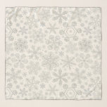 Pañuelo Copos de nieve<br><div class="desc">Copos de nieve dibujados a mano,  diseño de patrones.</div>
