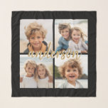 Pañuelo Crea tu propio Collage de fotos de Instagram 4<br><div class="desc">Usa hasta cuatro fotos cuadradas o selfie para crear un regalo único y personal. O puedes mantener al cachorro hipster y hacer un keepsake de moda. Si necesita ajustar las imágenes,  haga clic en la herramienta personalizar para realizar cambios.</div>