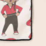 Pañuelo Danza de bailarina de hip-hop profesor de danza re<br><div class="desc">El diseño presenta un ilustracion de marca original de una bailarina de hip hop chica con una chaqueta roja, sombrero de béisbol y zapatillas de baile hiphop. ¡Ideal para tu bailarina, profesora de baile o dueña de estudio favorita! ¿No ves lo que estás buscando? ¿Necesita ayuda con la personalización? Haga...</div>