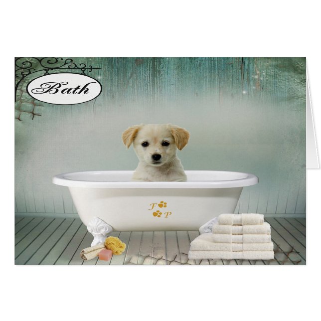 Pañuelo de tiempo de baño (Anverso (Horizontal))