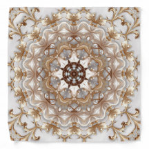 Pañuelo decorativo dorado