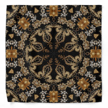 Pañuelo decorativo dorado