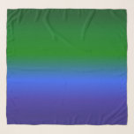 Pañuelo Desvanecimiento del ómbre verde azul<br><div class="desc">Este diseño se puede personalizar eligiendo la opción personalizar para añadir texto o realizar otros cambios. Si este producto tiene la opción de transferir el diseño a otro artículo, asegúrese de ajustar el diseño para que se ajuste si es necesario. Contáctame en colorflowcreations@gmail.com si deseas tener este diseño en otro...</div>