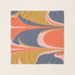 Pañuelo Diseño abstracto negrita en colores otoñales<br><div class="desc">Un diseño gráfico abstracto genial y hipster de colores otoñales,  que incluye mostaza,  marina y naranja de calabaza,  giró en un patrón de mármol de gran tamaño. Haga clic en personalizar para añadir algún texto. Póngase en contacto conmigo para cualquier pregunta o petición.</div>