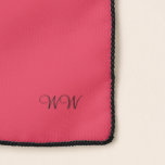 Pañuelo Elegante armario Amaranth Monogrammed Scarf<br><div class="desc">Elegante Armario Amaranth Monogrammed Scarf. Diseño de Claudine Boerner.</div>