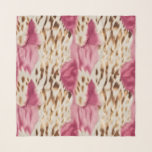 Pañuelo Elegante Cebra de oro blanco rosado<br><div class="desc">Elegante Cebra Blanca Dorada Girona</div>