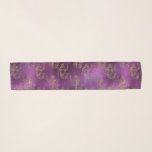 Pañuelo Elegante patrón de sirena de oro morado metálico b<br><div class="desc">Mejore sus accesorios de armario con una bufanda hecha en personalizado. Elegante Patrón de Sirena de Oro Púrpura Metálico Brillante Envoltura de bufanda. Gran idea de regalo.</div>