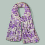 Pañuelo Elegante toile de jouy<br><div class="desc">Vintage retro violeta de jouy Scarf. Mejore su armario con la elegancia intemporal de los diseños vintage de toile de jouy, inspirados en los exquisitos patrones de escenas rojas calientes francesas. Estas sofisticadas impresiones Toile son una rabia de todos los tiempos en este momento, hermosos diseños que aportan belleza natural...</div>