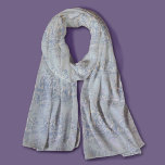 Pañuelo Elegante toile gris azul vintage de jouy<br><div class="desc">Vintage toile gris azul de jouy Scarf. Mejore su armario con la elegancia intemporal de los diseños vintage de toile de jouy, inspirados en los exquisitos patrones de escenas rojas calientes francesas. Estas sofisticadas impresiones Toile son una rabia de todos los tiempos en este momento, hermosos diseños que aportan belleza...</div>