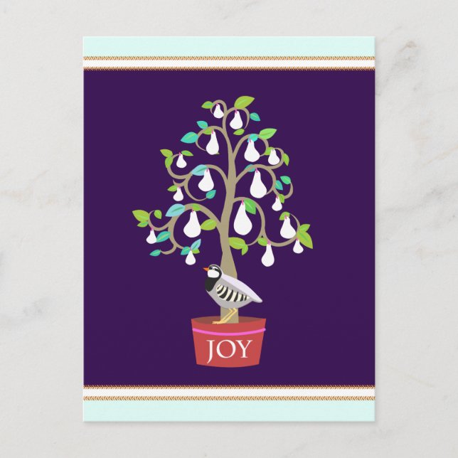 Pañuelo en una postal de árbol permeable (Anverso)