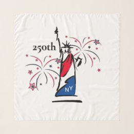 Pañuelo Estatua de la Libertad con fuegos artificiales 250