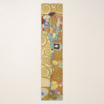Pañuelo Gustav Klimt Fulfillment Nouveau Couple<br><div class="desc">Gustav Klimt,  Fulfillment 1910-1911 Art Nouveau Couple con el diseño giratorio de Klimt y la hermosa pintura de oro.</div>