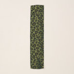 Pañuelo Impresión de leopardo verde oliva y negro<br><div class="desc">🥇 UN DISEÑO ORIGINAL DE DERECHOS DE AUTOR DE Donna Siegrist SÓLO DISPONIBLE EN ZAZZLE! Impresión de leopardo verde oliva y negro. Disponible en varios colores. ⭐ 99% de mis diseños en mi tienda están hechos en capas. Esto facilita el redimensionar y mover los gráficos y el texto para que...</div>