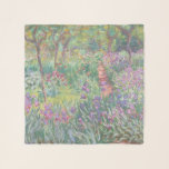 Pañuelo Jardín en Giverny por Claude Monet<br><div class="desc">Claude Monet - Jardín en Giverny. Hermosa pintura impresionista de un jardín en Giverny de Claude Monet.</div>