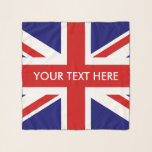 Pañuelo La bandera británica Jack personalizado chiffon sc<br><div class="desc">La bandera británica de Jack es la bufanda del personalizado chiffon. Escarabajos transparentes personalizados para hombres y mujeres de moda. Disponible en diferentes tamaños, colores y formas. Idea de regalo de cumpleaños y feriado de Guay para ella. Crea bufandas únicas para ti mismo, esposa, amiga, compañera de trabajo, novia boda,...</div>