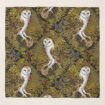 Pañuelo Lechuzas, helechos, roble y bayas 2<br><div class="desc">Lechuzas,  ratones,  bayas y helechos,  sin soldadura</div>