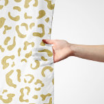 Pañuelo Leopardo de oro, Purpurina de oro, impresión de le<br><div class="desc">Elegante,  elegante y sofisticado patrón de leopardo en color dorado. Un regalo moderno y de moda,  perfecto para el amante de la impresión animal en su vida.</div>