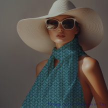 Lyons Blue Asanoha Chiffon