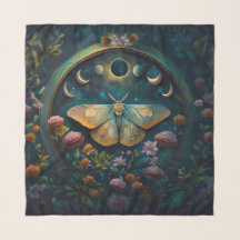 Misterioso portal de destello, polilla a la luz de